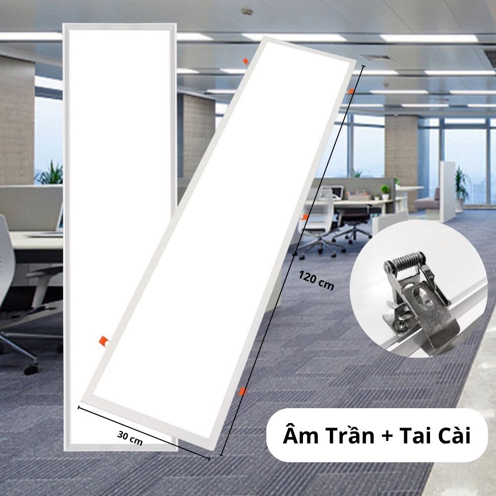 Đèn Led Panel 1m2*30cm Công suất 100W | Đèn trần phòng khách, văn phòng | Đèn Panel âm trần BH 2 năm