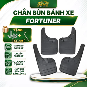 Chắn bùn Toyota Fortuner 2006 - 2015 hạn chế bùn đất bắn lên xe tặng kèm ốc và tua vít