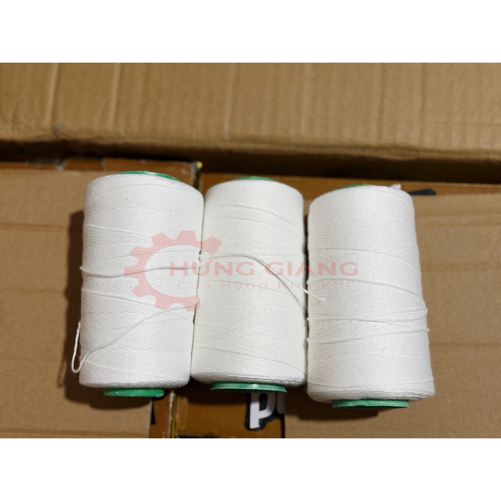 [10 CUỘN] Chỉ May Bao Bì, Cuốn Thịt, Thả Diều, Khâu Tải Công Nghiệp