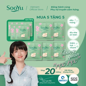 COMBO Băng Vệ Sinh Dạng Quần SOOYU Kháng Khuẩn Tiện Lợi Thấm Nhanh Chống Tràn Thích Hợp Cho Ngày Nhiều Size M-L