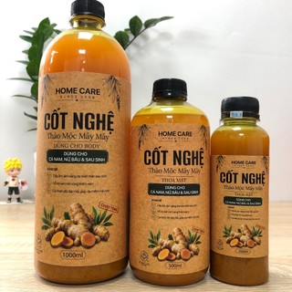 Cốt nghệ ở cữ, giữ ấm, sáng da mờ thâm sạn,  làm đẹp da mặt và toàn thân Chính Hãng Home Care 500ml