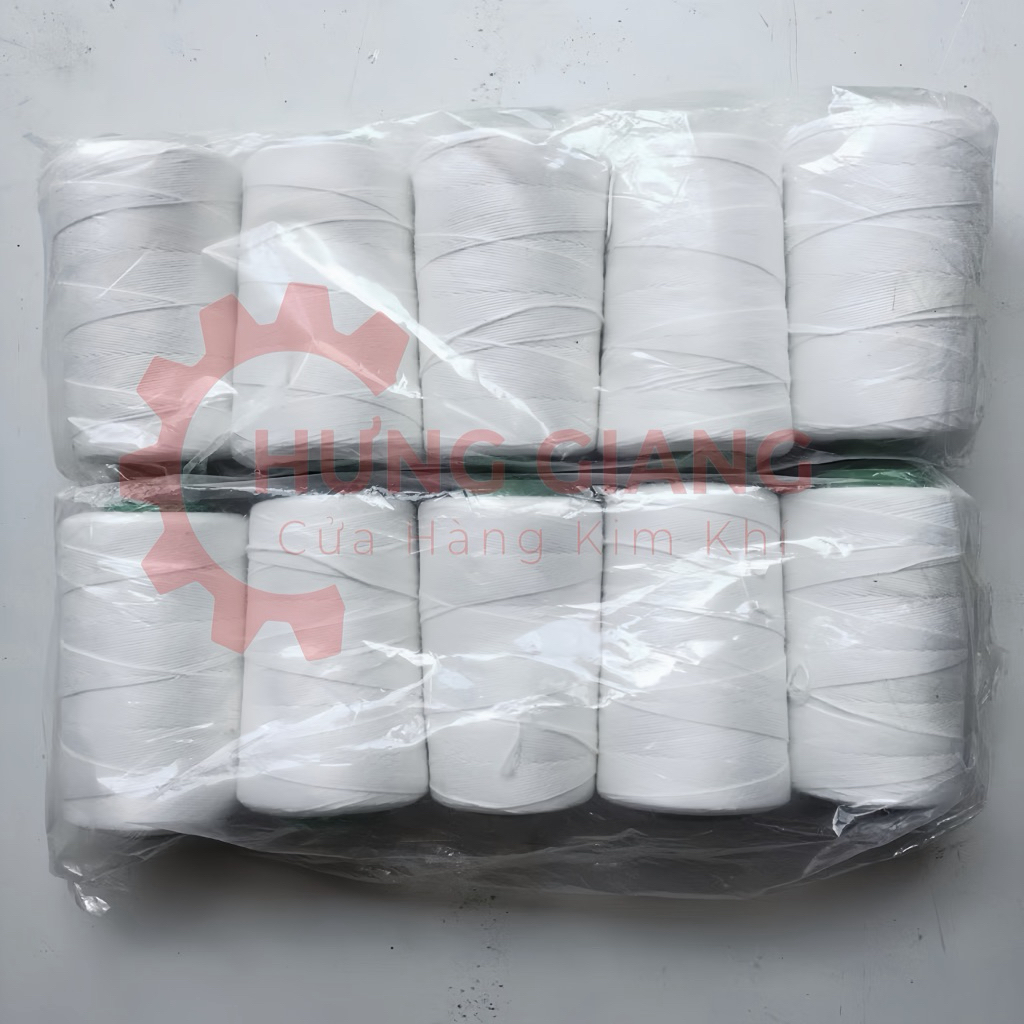 [10 CUỘN] Chỉ May Bao Bì, Cuốn Thịt, Thả Diều, Khâu Tải Công Nghiệp
