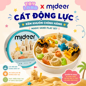 Cát Động Lực Mideer Magic Sand Play Set Cho Bé – Đồ Chơi Sáng Tạo An Toàn