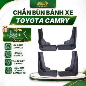 Chắn bùn Toyota Camry 2021 - 2023 hạn chế bùn đất bắn lên xe tặng kèm ốc và tua vít