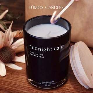 Nến Thơm Midnight Calm Quà Tặng Cao Cấp Hương TOBACO VANI Sang Trọng [Kèm Túi Thiệp] Cho Phòng Vừa Và Nhỏ