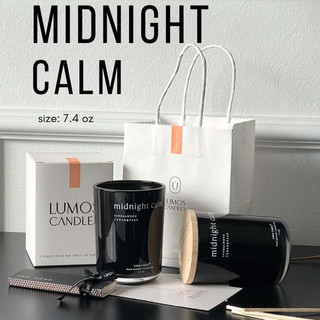 Nến Thơm Midnight Calm Quà Tặng Cao Cấp Hương TOBACO VANI Sang Trọng [Kèm Túi Thiệp] Cho Phòng Vừa Và Nhỏ
