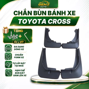 Chắn bùn Toyota Corolla Cross 2018 - Nay hạn chế bùn đất bắn lên xe tặng kèm ốc và tua vít