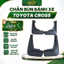 Chắn bùn Toyota Corolla Cross 2018 - Nay hạn chế bùn đất bắn lên xe tặng kèm ốc và tua vít