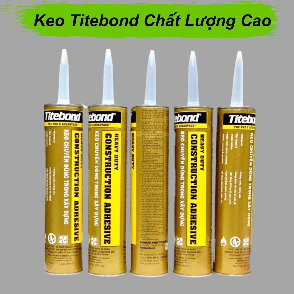 Keo Tibon chính hãng, keo Titebond đa năng dán gỗ, kim loại, vật liệu xây dựng