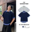 Áo Polo Kẻ Sọc GODMOTHER Áo Thun Cộc Tay Unisex Phối Layer Sơ Mi Thoáng Mát Năng Động