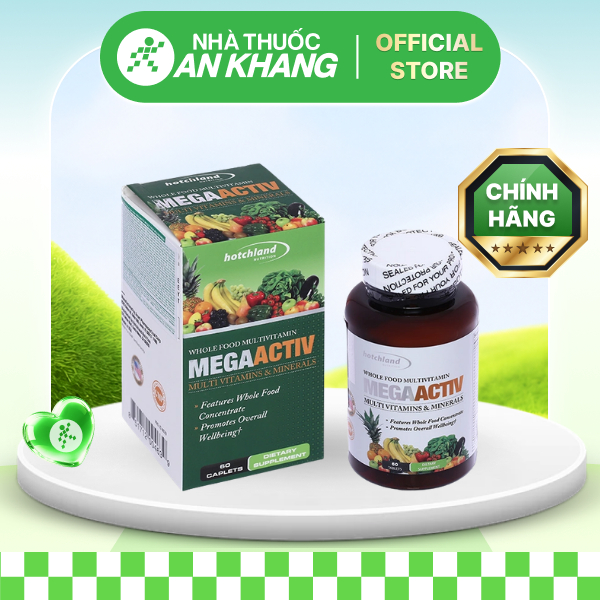 Hotchland MegaActiv bổ sung khoáng chất và vitamin hộp 60 viên [Nhà Thuốc An Khang - Chính Hãng 100%]