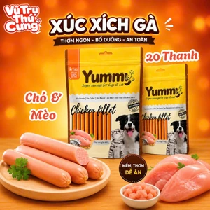 Xúc Xích Cho Chó Mèo Taotaopet / Yummy (Bịch 20 Cây)