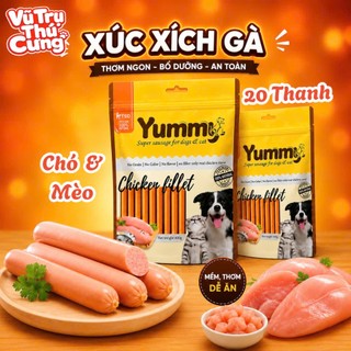 Xúc Xích Cho Chó Mèo Taotaopet / Yummy (Bịch 20 Cây)