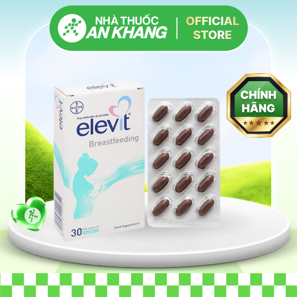 Elevit Breastfeeding bổ sung vitamin và khoáng chất cho phụ nữ sau sinh H/30 viên [Nhà Thuốc An Khang - Chính Hãng 100%]