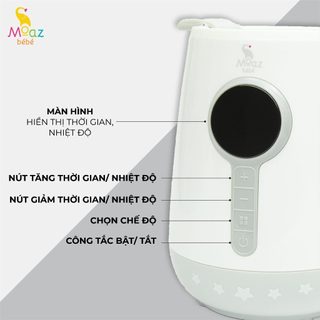 Máy Hâm Sữa Siêu Tốc Moaz Bébé MB – 021, Tính Năng Hâm Nóng Sữa Và Tiệt Trùng Bình Sữa, Hâm Nóng Siêu Tốc Từ 4-37 Độ C