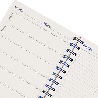 Sổ lò xo lập kế hoạch tuần khổ A5 Klong, sổ planner ghi lịch làm việc, học tập và quản lý thời gian