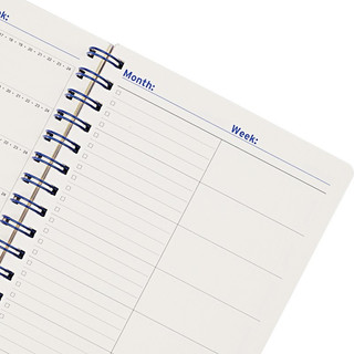 Sổ lò xo lập kế hoạch tuần khổ A5 Klong, sổ planner ghi lịch làm việc, học tập và quản lý thời gian