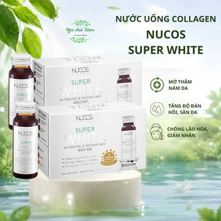[MUA 1 TẶNG 1] Collagen Nucos Super White Hỗ Trợ Dưỡng Trắng Da, Hỗ Trợ Mờ Thâm Nám Hộp