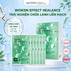 COMBO 2 Hộp Mặt Nạ Hỗ Trợ Làm Dịu Da Wonjin Effect Healance Skin Oasis Mask 30g (30gx10)