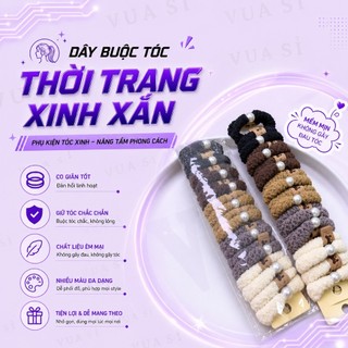Dây Cột Tóc VUASI Dễ Thương Nhiều Mẫu, Nhiều Màu Sắc Lựa Chọn , Phụ Kiện Tóc Nữ Xinh Xắn Hàn Quốc