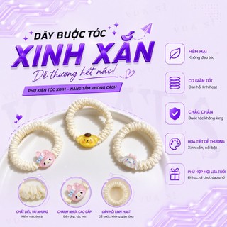 Dây Cột Tóc VUASI Dễ Thương Nhiều Mẫu, Nhiều Màu Sắc Lựa Chọn , Phụ Kiện Tóc Nữ Xinh Xắn Hàn Quốc