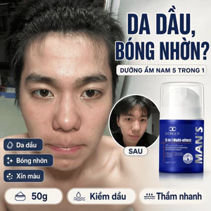 Kem Dưỡng Ẩm Nam 5 Trong 1, Kiềm Dầu Giảm Nhờn, Làm Dịu Sáng Da, Thấm Nhanh, LYDIMOON 50g