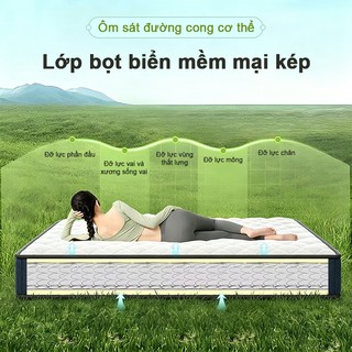 Nệm lò xo KADE lò xo liên kết 19cm Nâng Đỡ Trọn Vẹn giấc ngủ Nệm Khách Sạn giá tốt bảo hành 10 năm