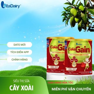 Colos Gain L800g, Sữa công thức cho trẻ suy dinh dưỡng, tăng cường miễn dịch. Vitadairy.