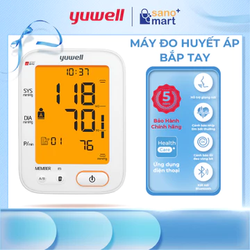 Máy đo huyết áp điện tử bắp tay Yuwell YE680B - bảo hành chính hãng 5 năm