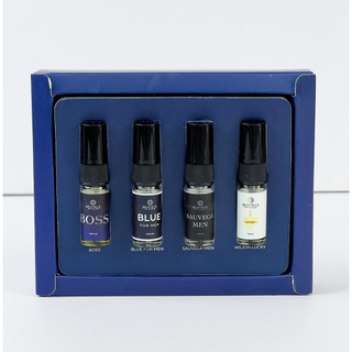 Set nước hoa nam Beatrice 4 mùi 3ml: 1 Million Lucky, Sauvega Men, Blue For Men và Boss