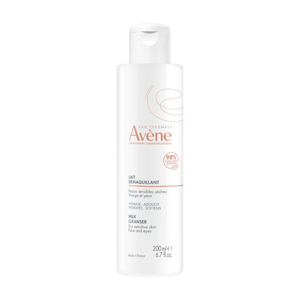 Sữa rửa mặt cho da khô Eau Thermale Avène ESSENTIEL Gentle Milk Cleanser 200ml làm sạch dịu nhẹ bụi bẩn và lớp makeup