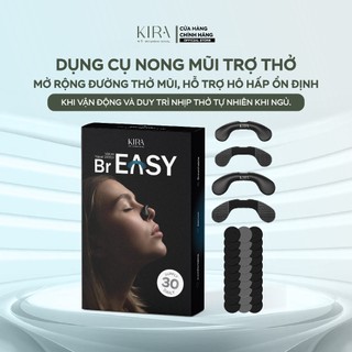 MIẾNG DÁN HỖ TRỢ ĐƯỜNG THỞ KIRA BrEASY – THOẢI MÁI HÍT THỞ MỖI NGÀY