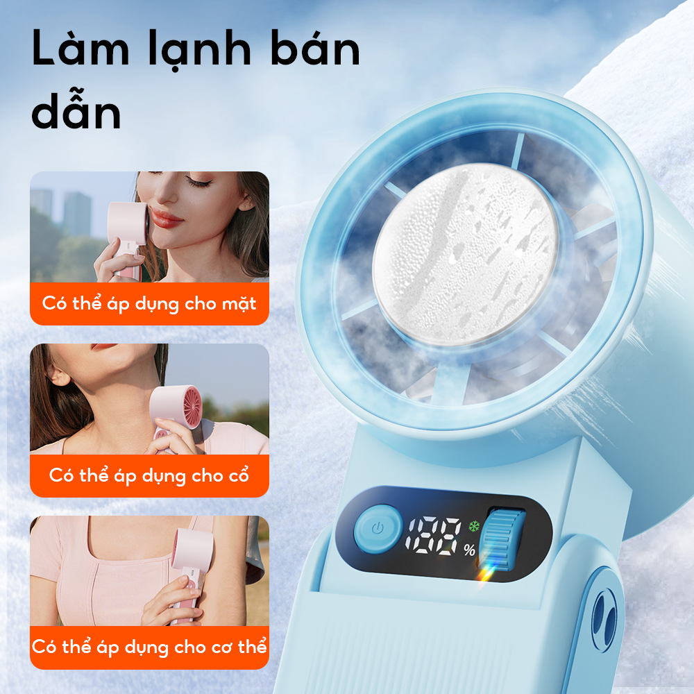 JAMAY Quạt Cầm Tay Mini, turbo 199 Tốc Độ Gió Siêu Mạnh, Pin lớn, Quạt Sò Lạnh, Gập Gọn 135 Độ, Tặng dây đeo F16 D | BigBuy360 - bigbuy360.vn