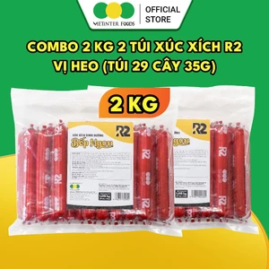 Combo 58 Cây Xúc Xích Tiệt Trùng R2 Vietinter Foods (Cây 35g)