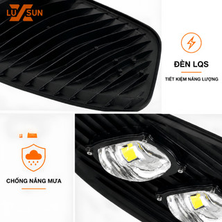 Đèn Đường LED Hình Lá LUXSUN 50W 100W 150W 200W IP66 Chống Nước Siêu Sáng Chiếu Sáng Đường Phố Khu Đô Thị Công Trình