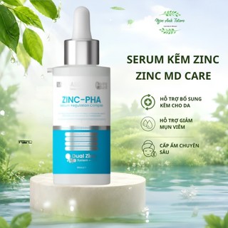[CÔNG TY] Serum MD Care Kẽm ZinC PHA Kiểm Soát Dầu Cấp Ẩm Làm Dịu Da-KHĂN QUÀ TẶNG 30ml