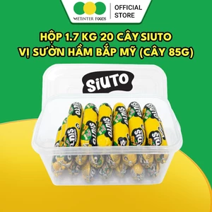 Hộp 20 Cây Xúc Xích Tiệt Trùng Siuto Vietinter Foods (Cây 85g)