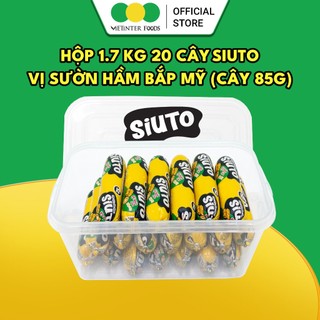 Hộp 20 Cây Xúc Xích Tiệt Trùng Siuto Vietinter Foods (Cây 85g)