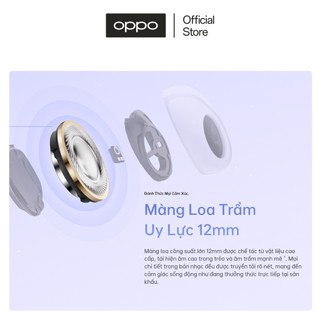 Tai nghe Bluetooth không dây OPPO Enco Air 5s dịch thuật AI, khử ồn chủ động ANC - Hàng chính hãng
