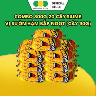 Combo 20 Cây Xúc Xích Tiệt Trùng Siume S2 Vietinter Foods (Cây 40g)