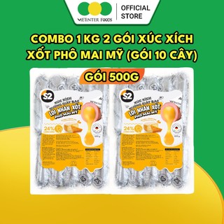 Xúc Xích Giấy Bạc Nhân Phô Mai Mỹ S2 Vietinter Foods