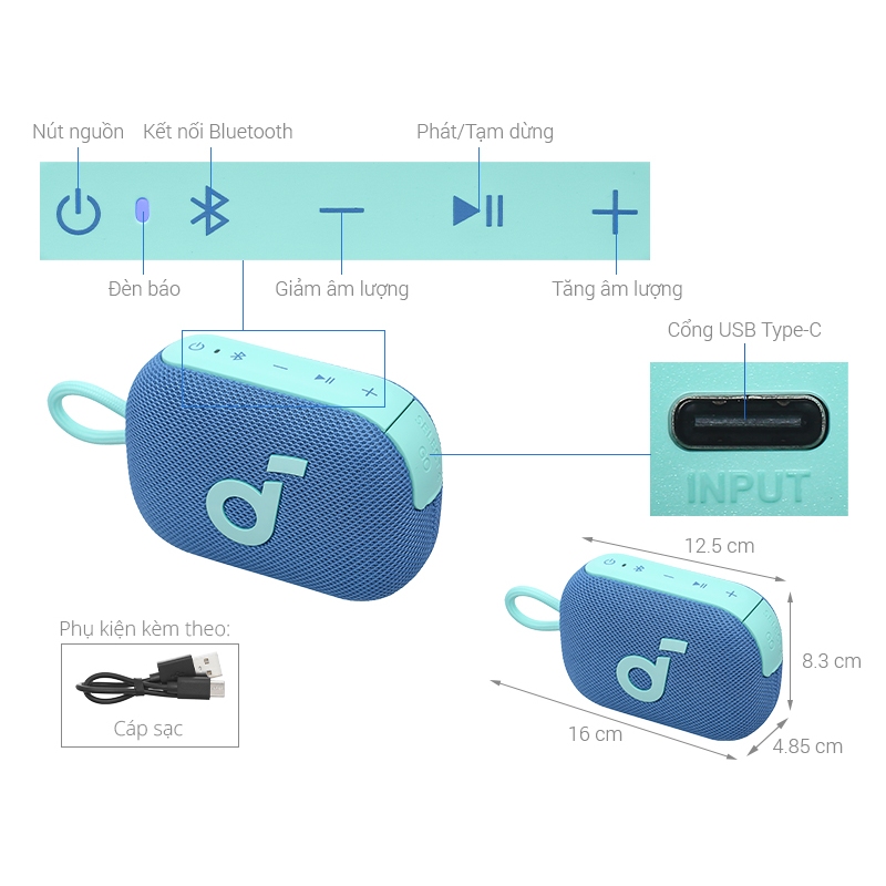 Loa Bluetooth soundcore Select 4 Go - Hàng mới chính hãng Soudcore VN | BigBuy360 - bigbuy360.vn