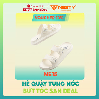 [NE15] Dép Quai Ngang NESTY Nam Nữ Unisex Dép Đúc EVA Êm Nhẹ Thiết Kế 2 Quai Cá Tính ( KO3 )