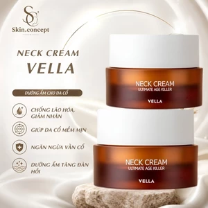 Kem Dưỡng Da Cổ VELLA Neck Cream Cải Thiện Nếp Nhăn Vùng Cổ, Chống Lão Hóa Da