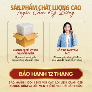 Bộ ấm chén tử sa đất nung dáng bích yên màu đỏ, đen dung tích 320ml - Gốm sứ Bát Tràng - Gốm Việt