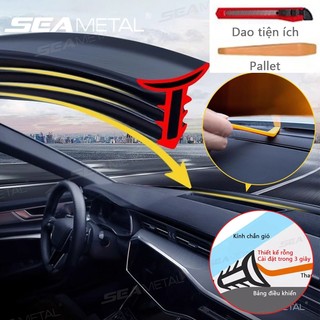 Dải niêm phong ô tô cao su 1.6M Bảng điều khiển cách âm Cách nhiệt Kính chắn gió tự động Edge Dải niêm phong khoảng cách
