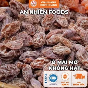 Ô Mai Mơ Không Hạt, Chua Ngọt Hài Hòa, Dẻo Mềm Hấp Dẫn, Đồ Ăn Vặt An Nhiên Foods
