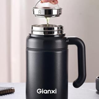 Cốc ủ trà giữ nhiệt 24h GIANX INOX 316 dung tích lớn 1000ml có lọc trà inox tiện lợi