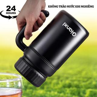 Cốc ủ trà giữ nhiệt 24h GIANX INOX 316 dung tích lớn 1000ml có lọc trà inox tiện lợi
