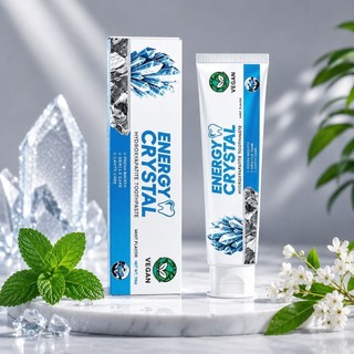 Combo Kem Đánh Răng Mát Lạnh Và Hỗ Trợ Trắng Răng Energy Crystal